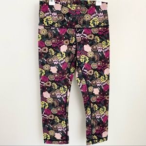 Lululemon wunder under floral crop leggings 6